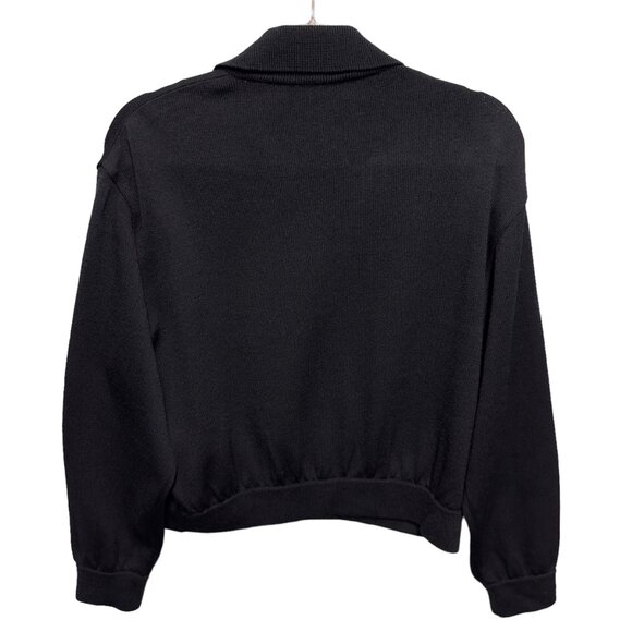 St. John Sport Thick Santana Knit Sweater Jacket Cardigan Coat - Picture 7 of 8